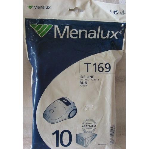 Menalux t169 10 sacs aspirateur/ ide line/run