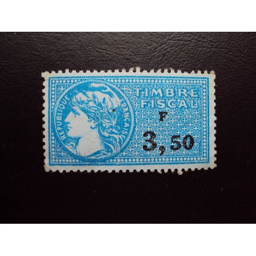 Timbre Fiscal Neuf De 3 F 50.