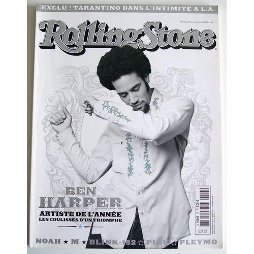 Rolling Stones  N° 13 : Ben Harper Artiste De L'annee