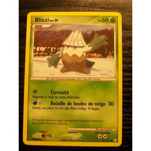 Carte Pokemon Blizzi Niv.20  60 Pv