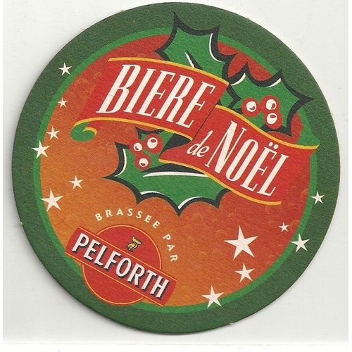 Sous Bock Pelforth Biere Noel