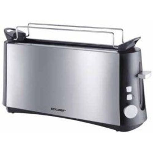 Cloer 3810 - Grille-pain - 2 tranche - noir/inox mat