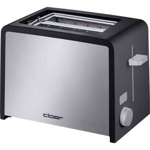 Cloer 3210 - Grille-pain -électrique - 2 tranche - noir/inox