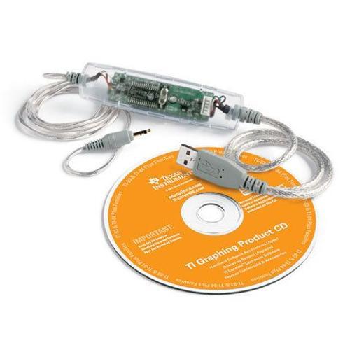 Cable USB Texas Instruments pour calculatrice Ti GRAPH LINK Ti 83 +, 84, 85, 86, 89, 92