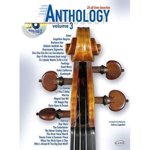 Cappellari : Violin Anthology Vol 3 + 1 Cd - Violon - Carisch