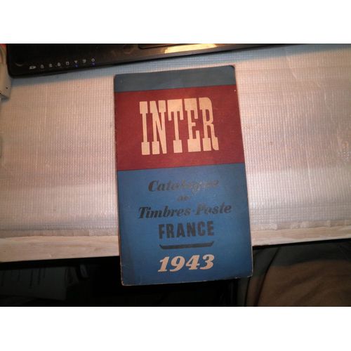 Inter-Catalogue De Timbres-Poste France 1943
