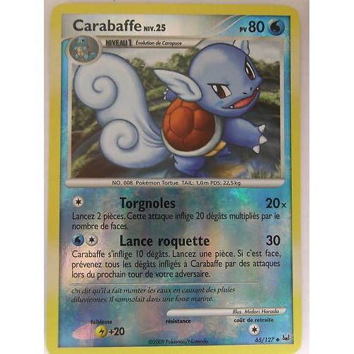 Reverse Carabaffe Niv.25 - Pokemon - Platine 65