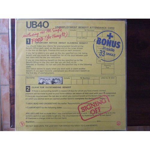 Unemploymebnt Benefit Card