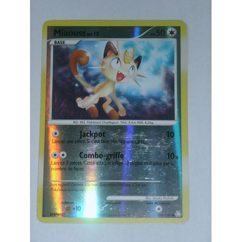 Pokemon - Miaouss Niv13 Carte Holo