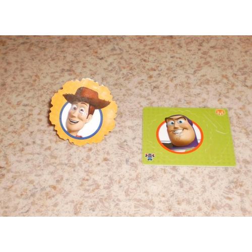 Toupie Toy Story 3 Buzz Et Woody Champomy - Lot De 2