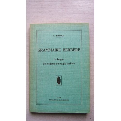 Grammaire Berbere