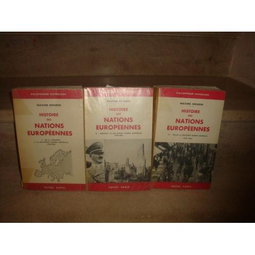 Histoire Des Nations Européennes (Complet En 3 Vol)