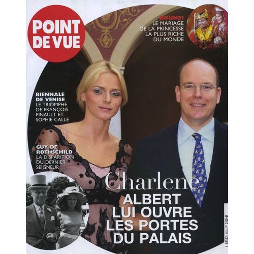 Point De Vue  N° 3074 : Charlène: Albert Lui Ouvre Les Portes Du Palais