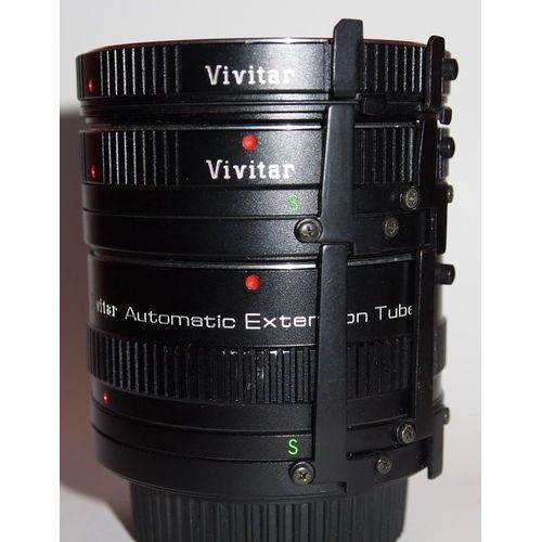 Foca - Set de 3 tubes-allonge macro - 12, 20, 36 mm - Monture  Minolta
