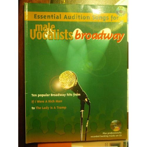 Male Vocalists Broadway