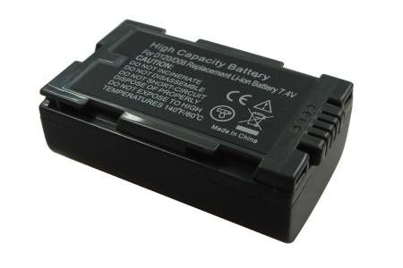 mr!tech | Batterie Haute Performance  |  Remplacement pour Panasonic CGR-D08, D08A, D120  |  Compatible avec: NV-GS4EG, NV-GS5, NV-GS5EG, NV-GS5K, NV-GS7K, NV-GX7, NV-GX7EG, NV-GX7K, NV-M10...