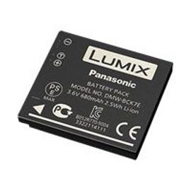 Panasonic DMW-BCK7E - Pile pour appareil photo Li-Ion 680 mAh - noir - pour Lumix DMC-FH24, FH4, FH6, FH8, FS28, FS41, FT25, FT30, S2, S5, SZ02, SZ5, SZ7, TS25, TS30