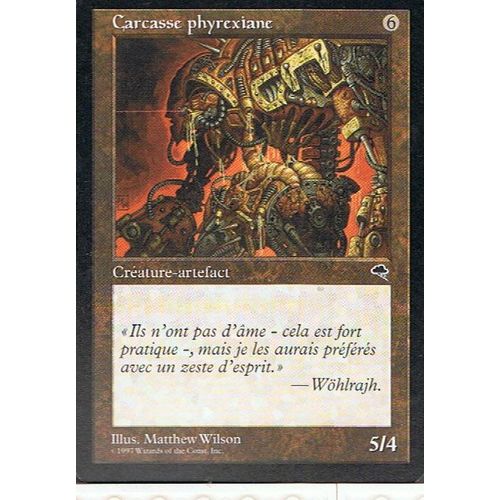 Carcasse Phyrexiane ( Phyrexian Hulk ) - Magic Mtg - Tempete  - U