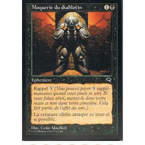Moquerie Du Diablotin ( Imp's Taunt ) - Magic Mtg - Tempete  - U