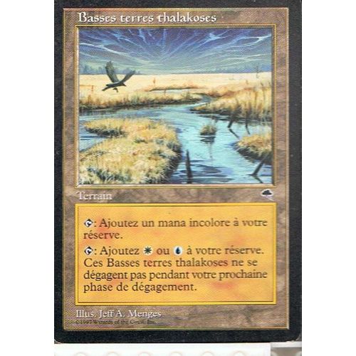 Basses Terres Thalakoses ( Thalakos Lowlands ) - Magic Mtg - Tempete  - U