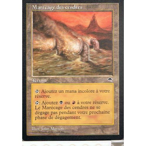 Marécage Des Cendres ( Cinder Marsh ) - Magic Mtg - Tempete  - U