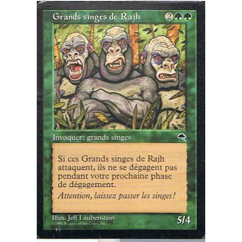 Grands Singes De Rajh ( Apes Of Rath ) - Magic Mtg - Tempete  - U