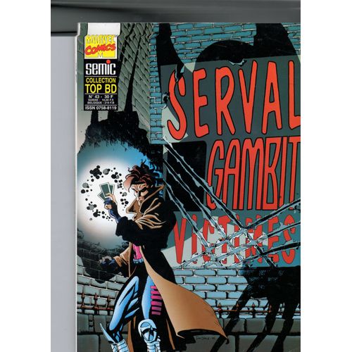 Marvel Top Bd  N° 43 : Serval Gambit