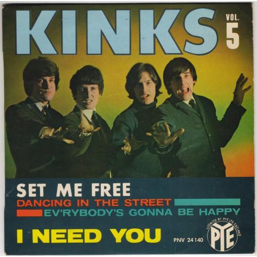Dancing In The Street + Ev'rybody's Gonna Be Happy + I Need You + Set Me Free Vol 5