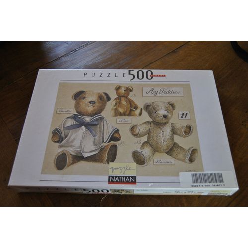 Puzzle Nathan 500 Pièces "My Teddies"