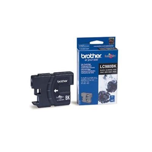 Brother LC-980BK - Noir - originale - cartouche d'encre - pour Brother DCP-145, 163, 167, 193, 195, 197, 365, 373, 375, 377, MFC-250, 255, 290, 295, 297