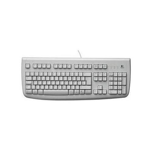 Logitech Deluxe 250 - Clavier - PS/2 - français - blanc - OEM