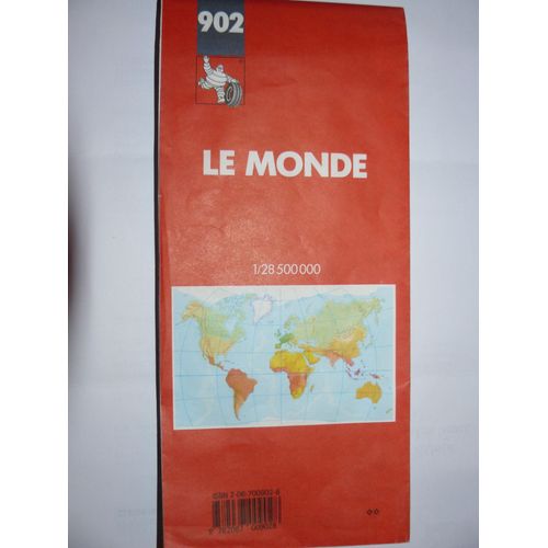 Le Monde - Planisphère, 1/28 500 000