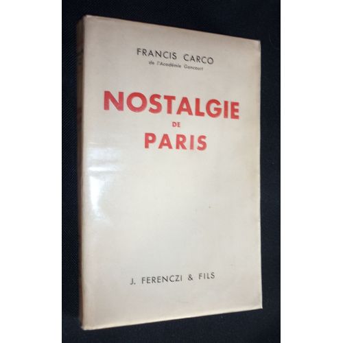 Nostalgie De Paris