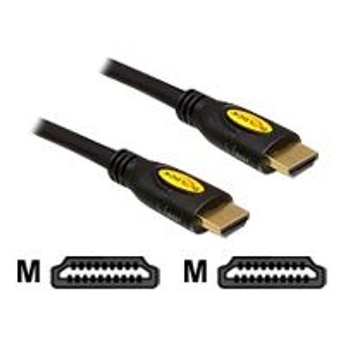 Delock - Câble HDMI - HDMI mâle pour HDMI mâle - 1 m