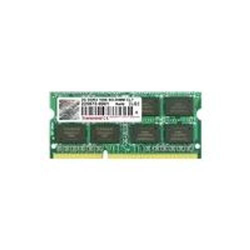 Transcend JetRAM - DDR3 - module - 4 Go - SO DIMM 204 broches - 1066 MHz / PC3-8500 - CL7 - 1.5 V - mémoire sans tampon - non ECC - pour ASUS P8H67-I DELUXE