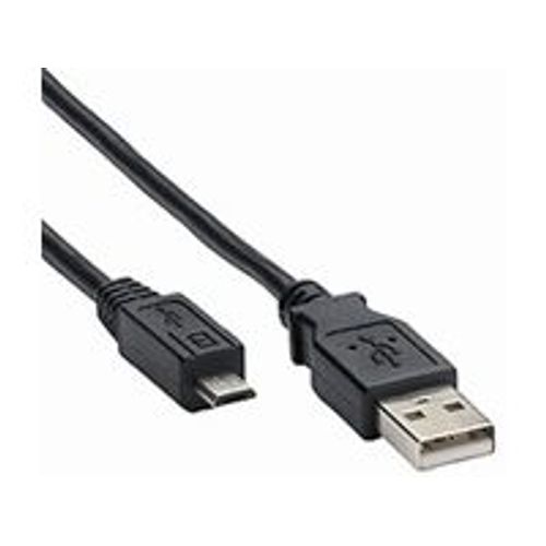 Ednet - Câble USB - USB (M) pour Micro-USB de type B (M) - USB 2.0 - 1.8 m - noir
