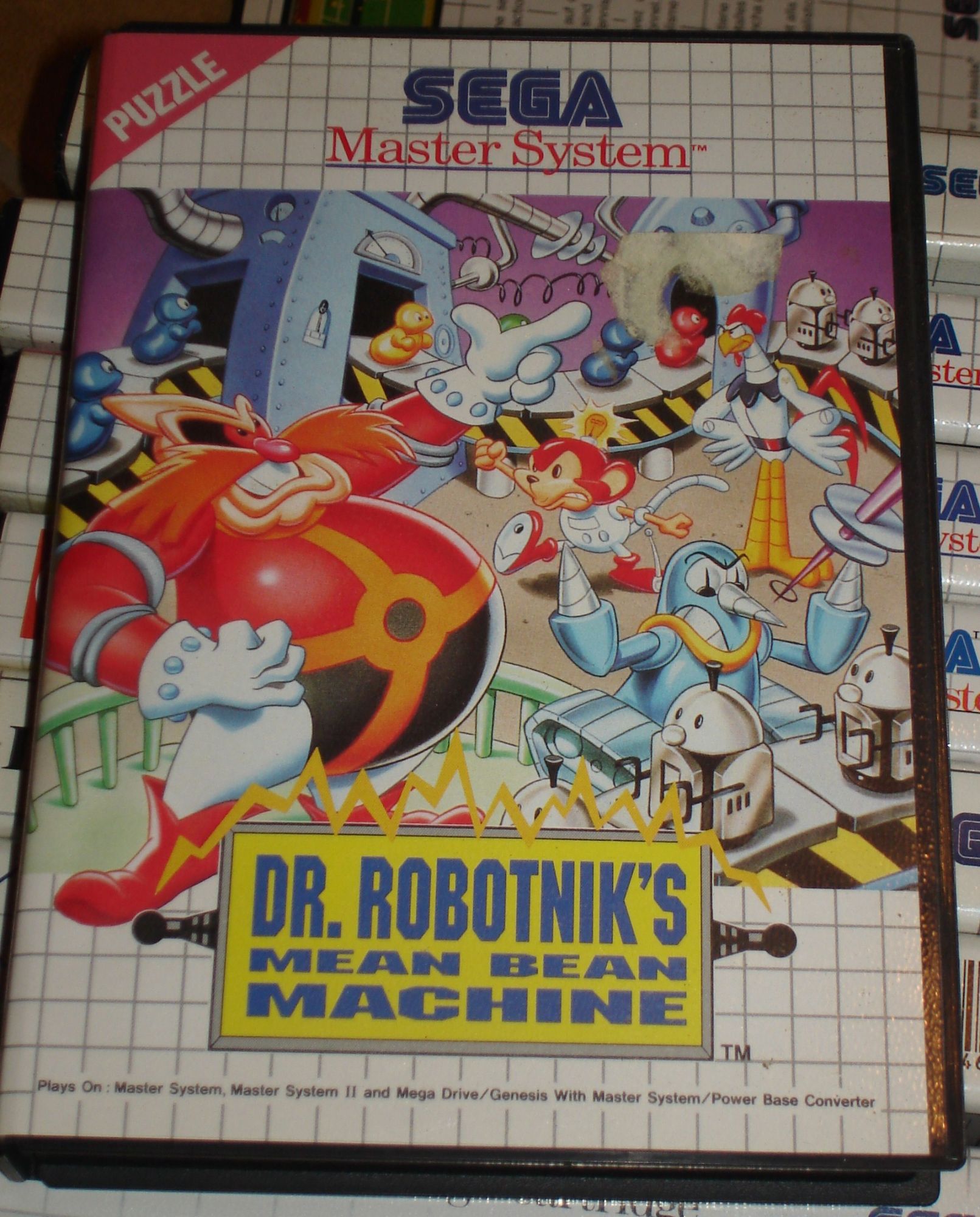 Dr Robotniks Mean Bean Machine Master System