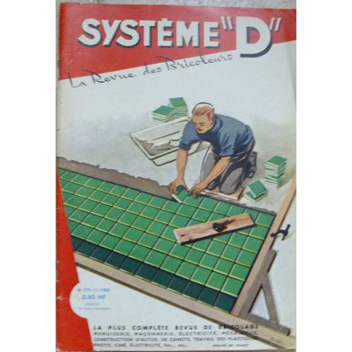 Systeme D N° 179 Du 01/11/1960
