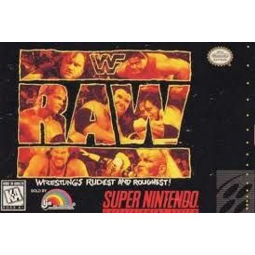 Wwf Raw Snes Super Nintendo