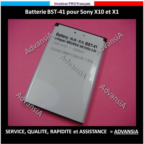 Batterie Bst 41 Pour Sony Ericsson X10