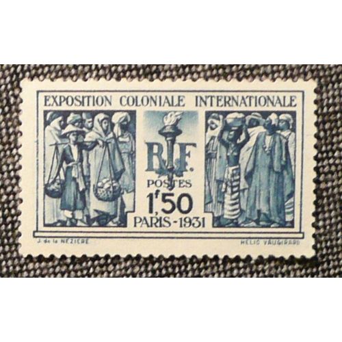 Timbre Exposition Coloniale Internationale Paris 1931 Neuf
