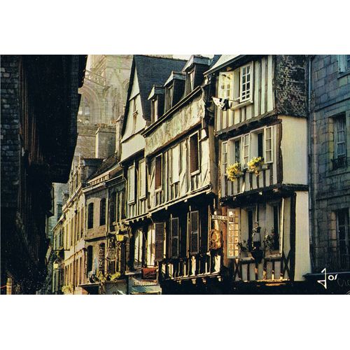 Carte Postale, France, Finistère ( 29 ), Quimper, Maisons À Colombage De La Rue Kéréon