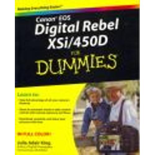 Canon Eos Digital Rebel Xsi/450d For Dummies