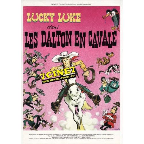 Lucky Luke, Les Dalton En Cavale.  N° 0 : Synopsis Plaquette Film De Morris, Hanna, Barbera . 7cine7