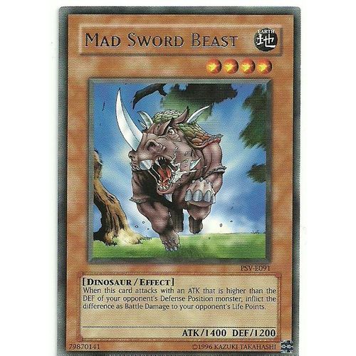 Yugioh - Psv-E091 Mad Sword Beast (R)