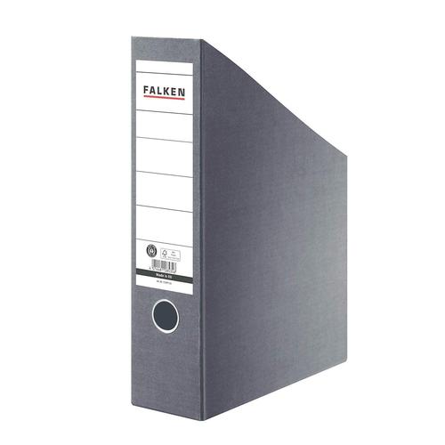 Falken 11287133 Range-Revues Format A4/C4 En Carton Dur De Rc, Largeur De Dos 75 Mm, Noir