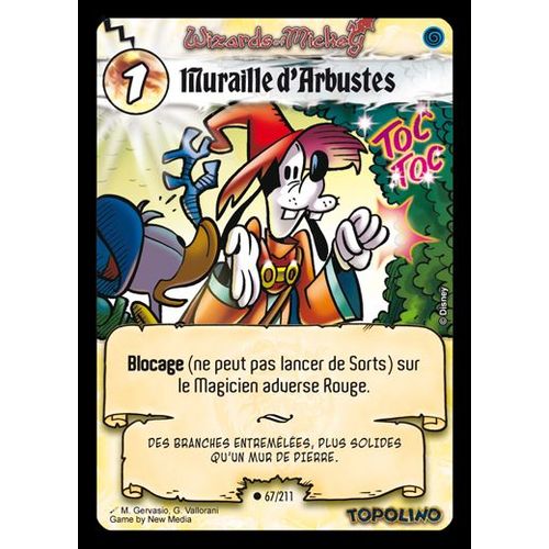 Wizards  Of Mickey - Muraille D'arbustes - Origines - Fr