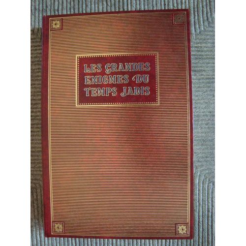 Les Grandes Enigmes Du Temps Jadis, Presentees Par Bernard Michal : Le Secret Du Masque De Fer, Par Francis Mercury. Les Tresors De La Flibuste, Par Michel Honorin.  La Malediction De La...