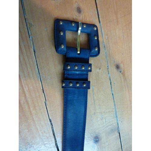 Ceinture Givenchy Bleue En Daim 70cm