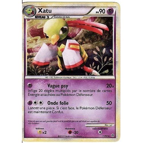 Xatu Niv.1 - Heartgold Soulsilver Déchainement - 90 Pv 11/95